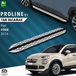 S-Dizayn Fiat 500X OEM Still Pro V1 Aluminyum Yan Basamak 173 Cm 2014 Üzeri A+ Kalite