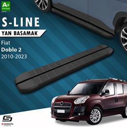 Fiat Doblo 2 Uzun Şase S-Line Siyah Yan Basamak 223 Cm 2010-2023 A+ Kalite