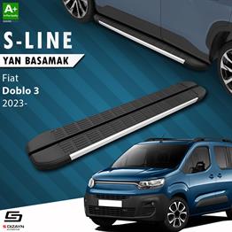 Fiat Doblo 3 Uzun Şase S-Line Aluminyum Yan Basamak 213 Cm 2023 Üzeri A+ Kalite