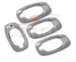 S-Dizayn Fiat Doblo Krom Kapı Kolu Çerçevesi 4 Kapı 2010-2022