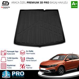 S-Dizayn Fiat Egea Cross 3D Pro Bagaj Havuzu 2020 Üzeri A+ Kalite