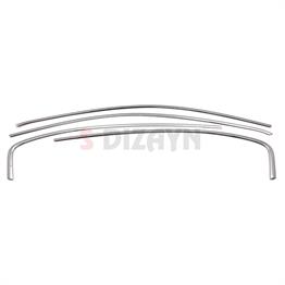 S-Dizayn Fiat Egea Cross Krom Cam Üst Çıtası 4 Prç. 2020 Üzeri (Mat Krom) A+ Kalite