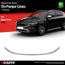 S-Dizayn Fiat Egea Cross Krom Ön Panjur Çıtası 2020 Üzeri