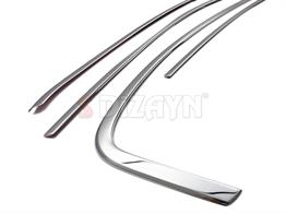 S-Dizayn Fiat Egea HB Krom Cam Üst Çıtası 4 Prç. 2015 Üzeri (Mat Krom) A+ Kalite