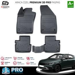 S-Dizayn Fiat Egea Hybrid 3D Pro Havuzlu Paspas 2020 Üzeri A+ Kalite