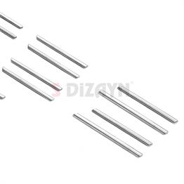 S-Dizayn Fiat Egea Krom Ön Tampon Alt Çıtası Diamond Model 14 Prç. 2020 Üzeri (Parlak Krom) A+ Kalite