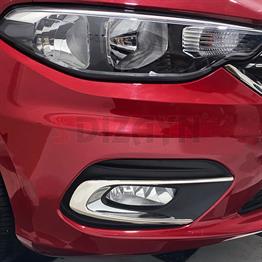 S-Dizayn Fiat Egea Krom Sis Farı Çerçevesi 2 Prç. 2015-2020