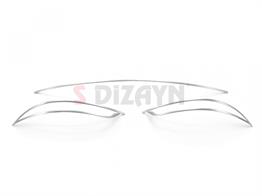 S-Dizayn Fiat Egea SD Krom Arka Tampon Difüzör Çıtası 3 Prç. 2015 Üzeri (Mat Krom) A+ Kalite