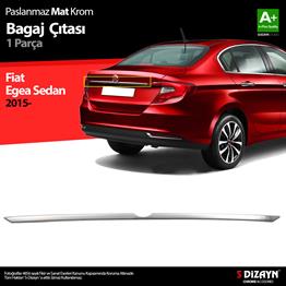 S-Dizayn Fiat Egea SD Krom Bagaj Çıtası 2015 Üzeri A+ Kalite (Mat Krom)