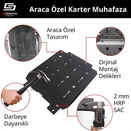 S-Dizayn Fiat Egea Sedan Çelik Karter Muhafaza Koruma 2015 Üzeri A+ Kalite