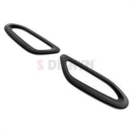 S-Dizayn Fiat Egea Siyah ABS Plastik Sinyal Çerçevesi 2 Prç. ABS Plastik Dolgulu 2015 Üzeri A+ Kalite