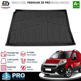 S-Dizayn Fiat Fiorino 3D Pro Bagaj Havuzu 2008 Üzeri A+ Kalite