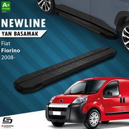 S-Dizayn Fiat Fiorino NewLine Siyah Yan Basamak 173 Cm 2008 Üzeri A+ Kalite
