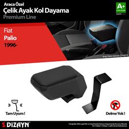 S-Dizayn Fiat Palio Kol Dayama Kolçak Çelik Ayaklı ABS Siyah 1996-2011 A+Kalite