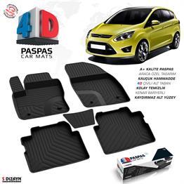 S-Dizayn Ford C-Max 4D Havuzlu Paspas 2010-2019 A+ Kalite