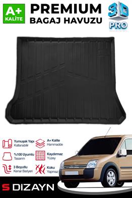 S-Dizayn Ford Connect 3D Pro Bagaj Havuzu 2002-2013 A+ Kalite