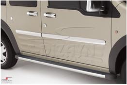 S-Dizayn Ford Connect Krom Yan Kapı Çıtası 4 Prç 2009-2014