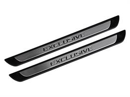 S-Dizayn Ford Connect Makyajli Krom Kapı Eşik Koruması Exclusive Line 2009-2014 2 Parça