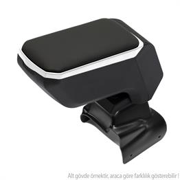 S-Dizayn Ford Courier Kol Dayama Kolçak ABS Vidalı Gri 2014-2022 A+Kalite