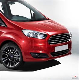 S-Dizayn Ford Courier Krom Ön Panjur 4 Prç 2014-2017
