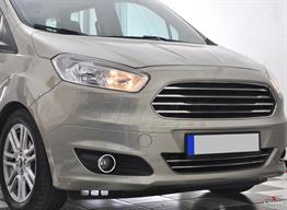 S-Dizayn Ford Courier Krom Ön Tampon Çıta 2 Prç 2014-2017