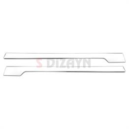 S-Dizayn Ford Courier Krom Sürgülü Kapı Çıtası 2 Prç. 2023 Üzeri A+ Kalite