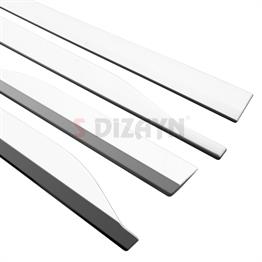 S-Dizayn Ford Courier Krom Yan Kapı Çıtası 4 Prç. 2023 Üzeri A+ Kalite