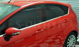 S-Dizayn Ford Fiesta Krom Cam Çıtası 8 Prç 2009-2017