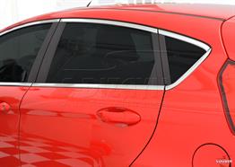 S-Dizayn Ford Fiesta Krom Cam Üst Çıtası 8 Parça 2009-2017
