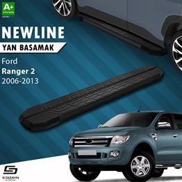S-Dizayn Ford Ranger 2 NewLine Siyah Yan Basamak 193 Cm 2006-2013 A+ Kalite