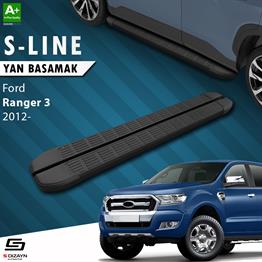 Ford Ranger 3 S-Line Siyah Yan Basamak 203 Cm 2012-2022 A+ Kalite