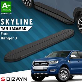 Ford Ranger 3 Skyline Siyah Yan Basamak 203 Cm 2012-2022 A+ Kalite
