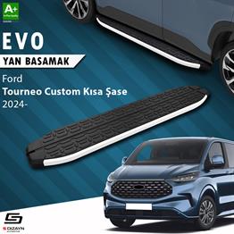 S-Dizayn Ford Tourneo Custom 2 Kısa Şase Evo Aluminyum Yan Basamak 223 Cm 2023 Üzeri A+ Kalite