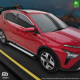 S-Dizayn Ford Tourneo Custom 2 Kısa Şase TrimLine Gri Yan Basamak 223 Cm 2023 Üzeri
