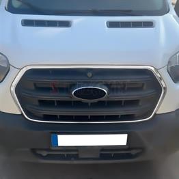 S-Dizayn Ford Transit Krom Ön Panjur Çerçevesi Geniş Model 4 Prç. 2018 ve Üzeri