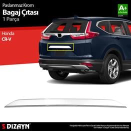 S-Dizayn Honda CR-V Krom Bagaj Çıtası 2018-2022 A+ Kalite
