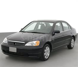 S-Dizayn Honda Civic Krom Cam Çıtası 4 Prç 2002-2006