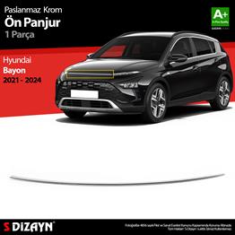 S-Dizayn Hyundai Bayon Krom Ön Panjur 2021-2024