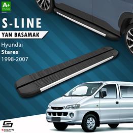 Hyundai H-1 Starex Uzun Şase S-Line Aluminyum Yan Basamak 213 Cm 1998-2007 A+ Kalite