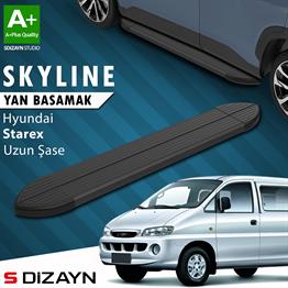 Hyundai H-1 Starex Uzun Şase Skyline Siyah Yan Basamak 213 Cm 1998-2007 A+ Kalite