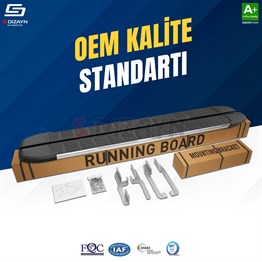 S-Dizayn Hyundai Staria S-Line Krom Yan Basamak 233 Cm 2021 Üzeri A+ Kalite