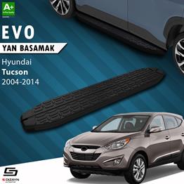 S-Dizayn Hyundai Tucson 2 Evo Siyah Yan Basamak 173 Cm 2004-2014 A+ Kalite