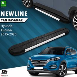 S-Dizayn Hyundai Tucson 3 NewLine Aluminyum Yan Basamak 173 Cm 2015-2020 A+ Kalite
