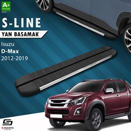 S-Dizayn Isuzu D-Max 2 S-Line Krom Yan Basamak 203 Cm 2012-2019 A+ Kalite