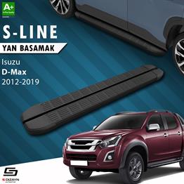 S-Dizayn Isuzu D-Max 2 S-Line Siyah Yan Basamak 203 Cm 2012-2019 A+ Kalite