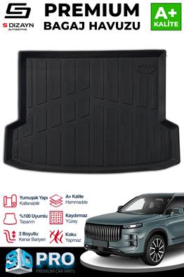 S-Dizayn Jaecoo J7 4x4 3D Pro Bagaj Havuzu 2024 Üzeri A+ Kalite