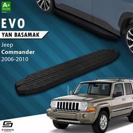 S-Dizayn Jeep Commander Evo Siyah Yan Basamak 173 Cm 2006-2010 A+ Kalite