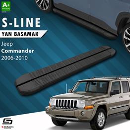 S-Dizayn Jeep Commander S-Line Siyah Yan Basamak 173 Cm 2006-2010 A+ Kalite