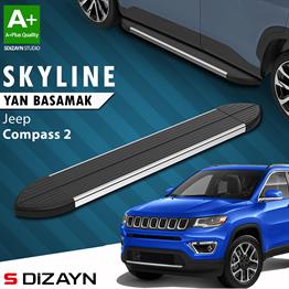 Jeep Compass 2 Skyline Krom Yan Basamak 173 Cm 2017 Üzeri A+ Kalite