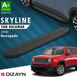 Jeep Renegade Skyline Siyah Yan Basamak 173 Cm 2014 Üzeri A+ Kalite
